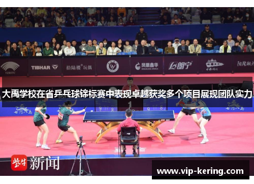 大禹学校在省乒乓球锦标赛中表现卓越获奖多个项目展现团队实力